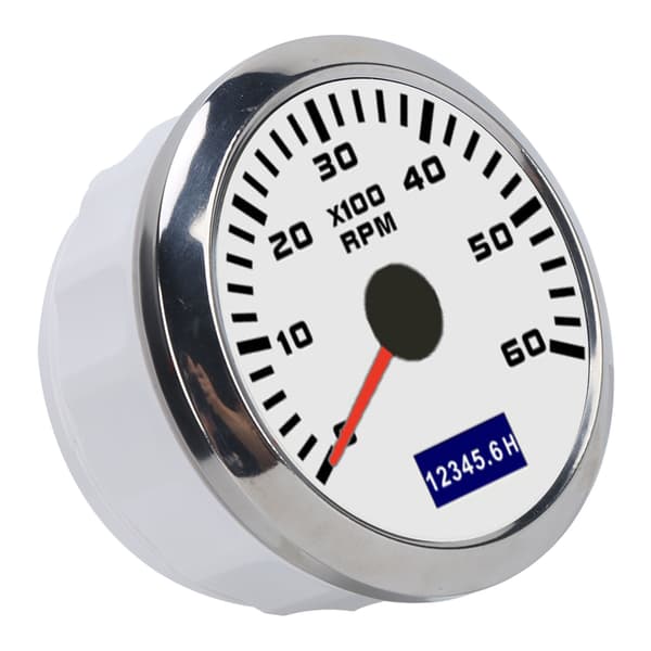 85mm Bil Tacho Meter Lavt Strømforbruk Rød Pointer Universal for Biler Båter 9‑32V DC