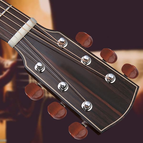 3L3R Silver Akustisk Elgitarr Låsande Stämskruvar Mekanik 3R3L