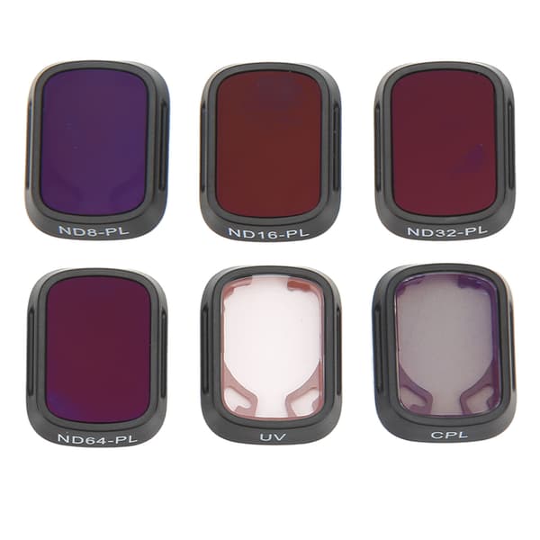 6 st drönarkamera linsfilterkit UV CPL ND8PL ND16PL ND32PL ND64PL för DJI Mini 3 Pro