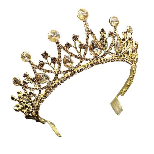 Jeweled Crowns Beautiful Headpiece Wedding Crown Wedding Tiaras Hårtilbehør For Prom bursdag
