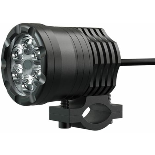 30W Vanntett LED Spotlight Kjørelampe Super Bright Aluminiumslegering for Scooter Motorsykkel Bil Universal - Svart