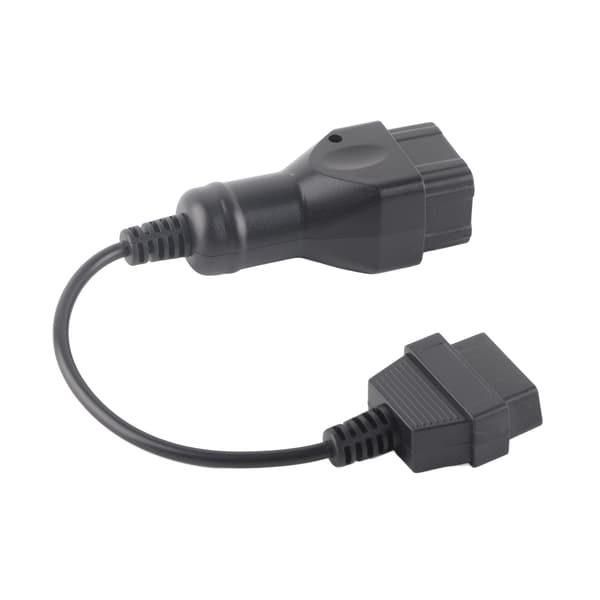 12-polet til 16-polet OBD2 OBDII-adapterkabelstik til bildiagnose