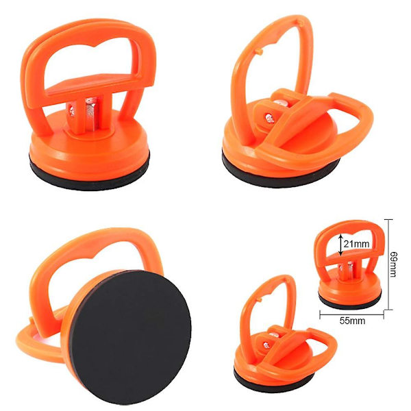 Kappaleet 5,5 cm Heavy Duty Imu Lommvedettimet Auton imukupit Suorista runko matkapuhelimen näytölle Auton poistotyökalu Mini lasi-imukuppi