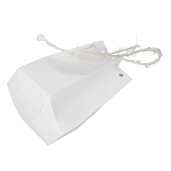 50 Set Hexagonala Presentaskar av Kraftpapper med Snöre DIY Bröllopspresentförpackning HMS2212121