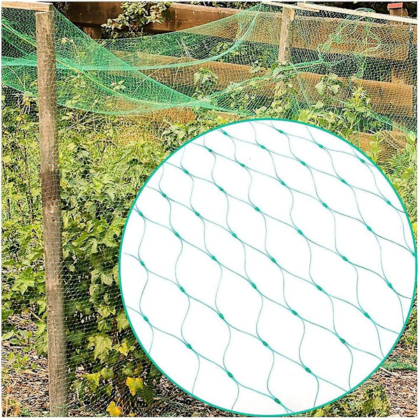 Lintuverkkoa suojaava verkko puutarhan hedelmäpuille Mesh Net Vihreä puutarhaverkko 5*20 metriä