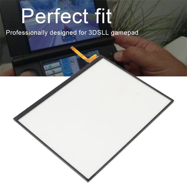 3DSLL Gamepad Touch Screen Udskiftningsglas Professionelt Spiltilbehør