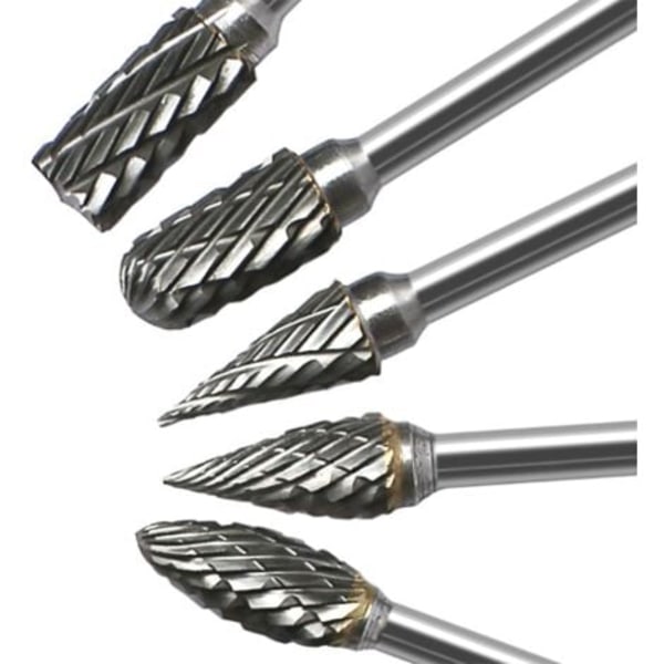 Fresemaskin Metal Burr Double Cut Tungsten Rotary Burr Rettsliper Burr For Roterende Verktøy Maskinering Sliping Engr