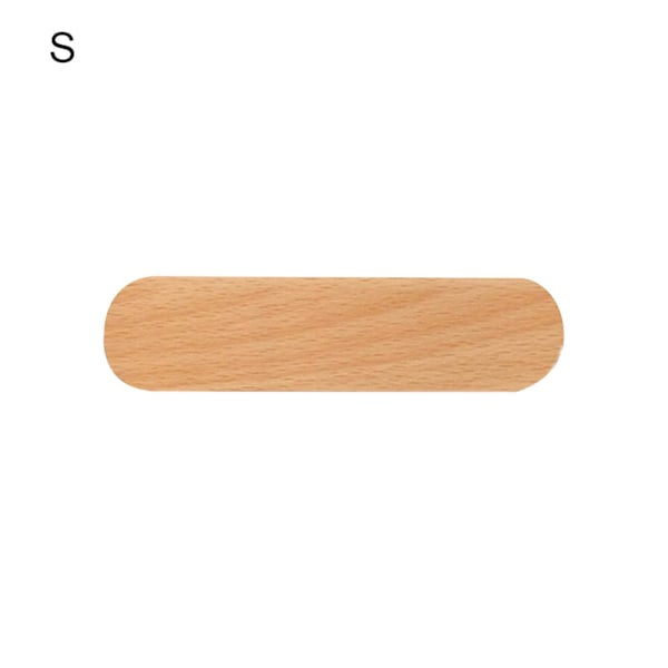 Magnet Key Hook Sömlös Sticky Hook Nail Free Sticker Beech Wood S