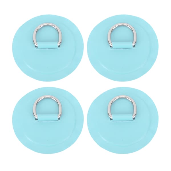 PVC D-ring Patch för uppblåsbar SUP-bräda Stand Up Paddleboard 4 stycken Mintgrön