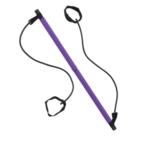 Multifunktionell Elastisk Pilatesstång Yogastretchrep Hemmagymutrustning