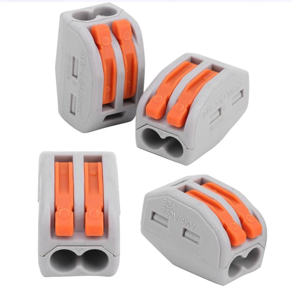 100 stk. Push Wire Connector Quick Connect Terminal Block Parallel Device PCT-212