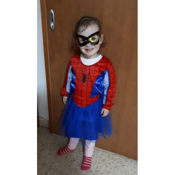 Børns Spiderman Pige Performance Kostume Avengers Piger Børnehave Graduering Catwalk Scene Performance Kostume M:110-120cm