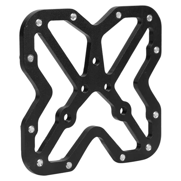 Aluminiumslegering Cykel SPD Clipless Pedal Platform Adapter Sort 1 Par