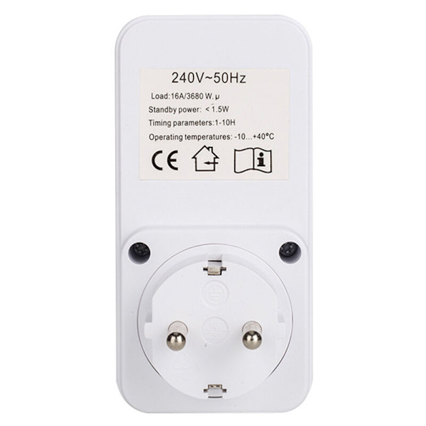 (europæisk standard) Countdown Timer Switch Controller