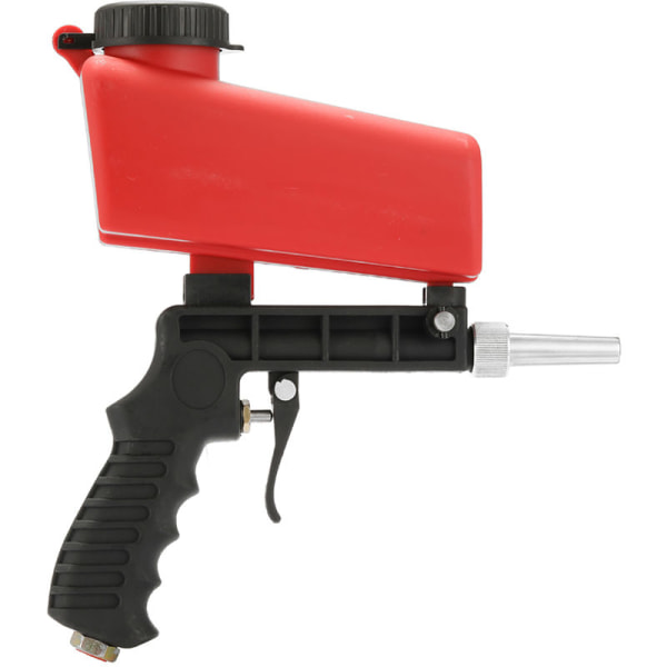 Rød pneumatisk sprengningspistol, bærbar luftbørsterengjøring Gravity Feed Air Blast Gun