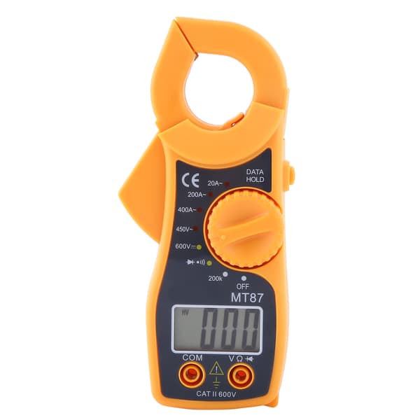 LCD Digital Klemme Multimeter - AC/DC spænding, strøm, resistanstester