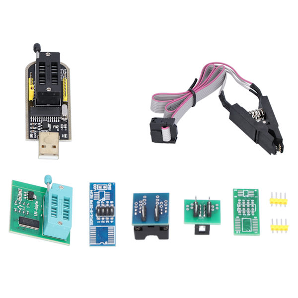 Flash Chip Test Clip Sett SOIC SOP Pin Programmer Hovedkort Tilbehør 242593