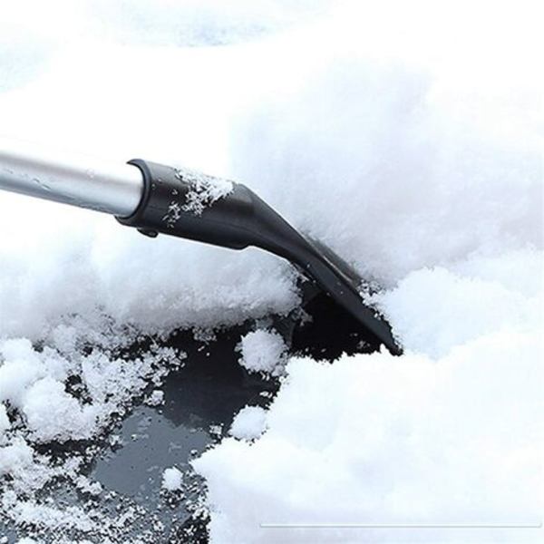 Bil Aluminiumlegering Teleskopisk snöborste Isskyffel Snöröjningsskyffel Bil Multifunktion Vinter Avisning Snöskyffel