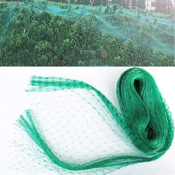 Lintuverkkoa suojaava verkko puutarhan hedelmäpuille Mesh Net Vihreä puutarhaverkko 5*20 metriä