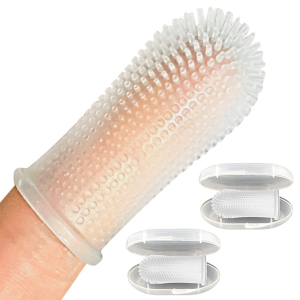 360º set (2-pack) Ergonomiskt utformad med omslagsborst för enkel tandrengöring, tandvård f
