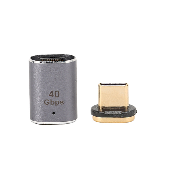 Type C Han til Type C Hun 40 Gbps 5A 100W Type C Han til Hun Aluminium Legering Type C til Type C Adapter