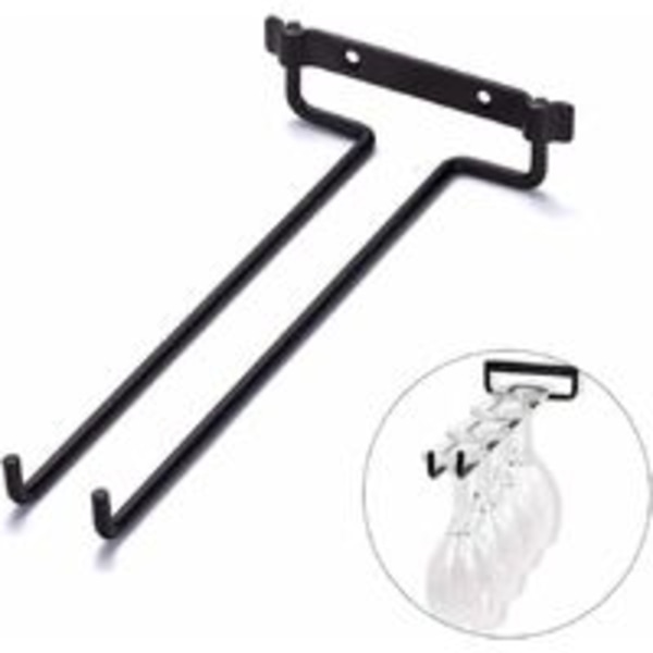 2 lasitelineen set Riippuva lasiteline viinilasille, olutlasille - 30cm