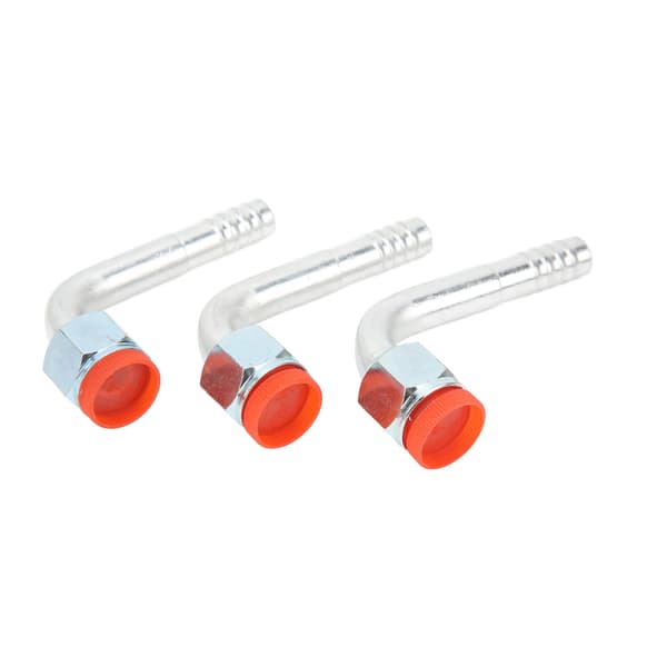 20 stk. modhagefitting 90 graders albue møtrik O-ring hun AC rørforbindelse adapter samling 5/8 tommer