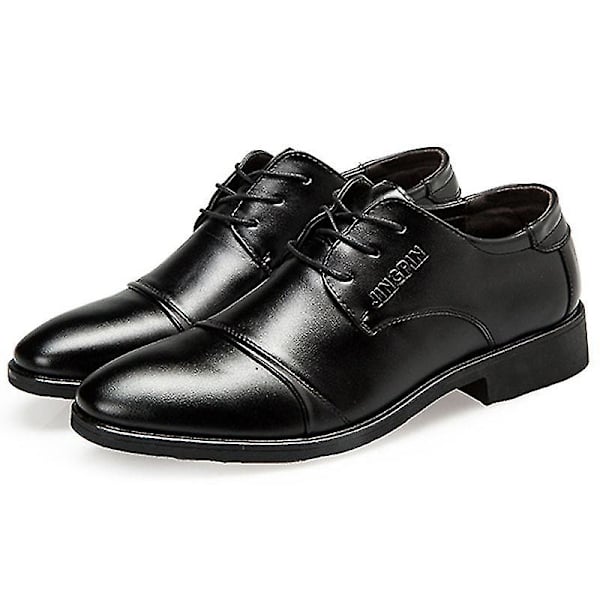 Herrsnörningskontor Smarta formella Oxford Brogue-skor Black 42