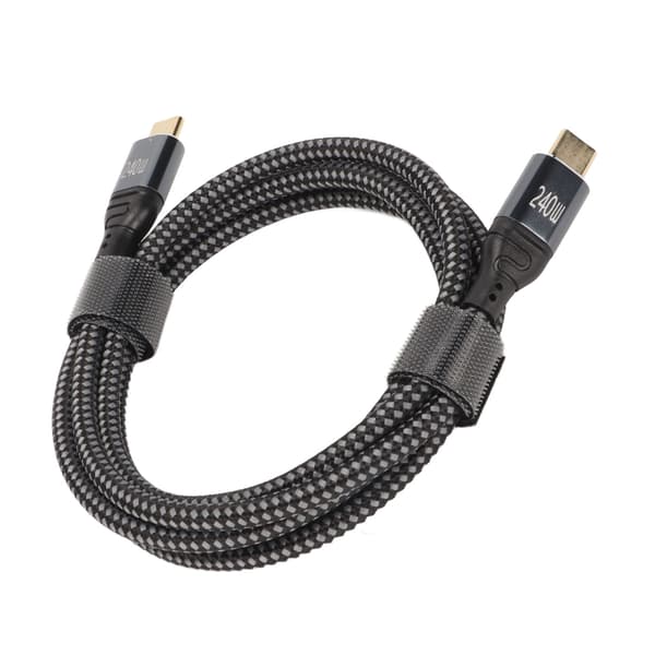 USB C - USB C -kaapeli 240W PD USB 2.0 480Mbps uros-uros datakaapeli 1,5m