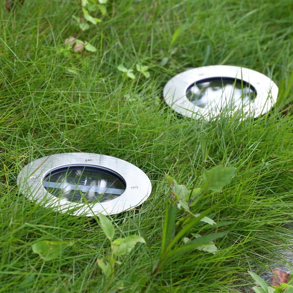 Solar LED Nedgrävd Trädgård Däckgång Lampa