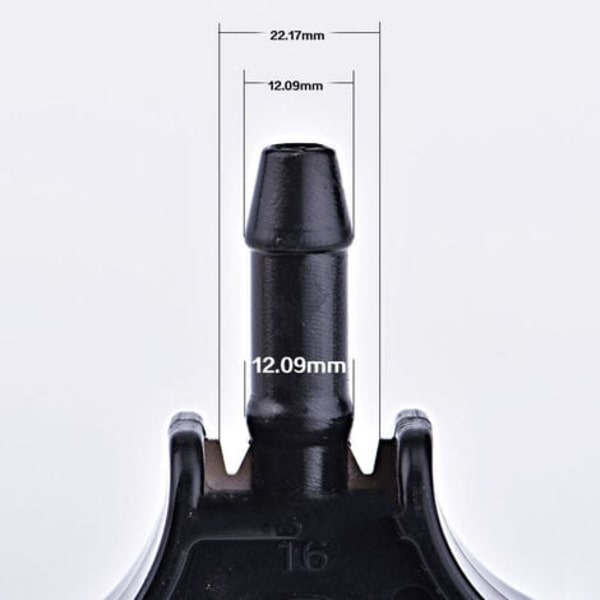 Monihalkaisijainen kalibrointi- ja purseenpoistoavain monikerroksiselle putkelle, jonka halkaisijat ovat 16 mm, 20 mm ja 25 mm