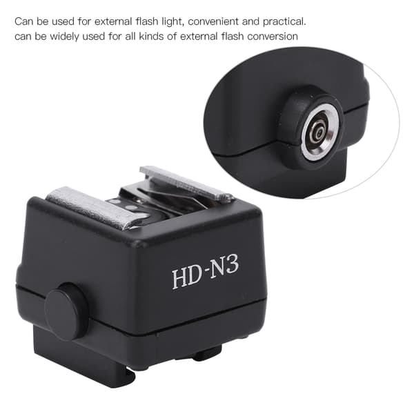 HD N3 PC Flash Hot Shoe Mount Adapter til Sony Videokameraer