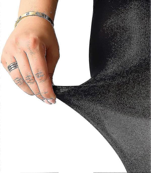 Dame 2 par plus size kontrolltopp ultramyke strømpebukser