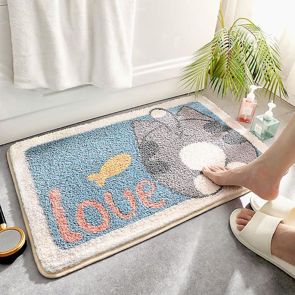 Hem sovrum veranda golvmatta dörrmatta absorberande halkfri 40*60cm