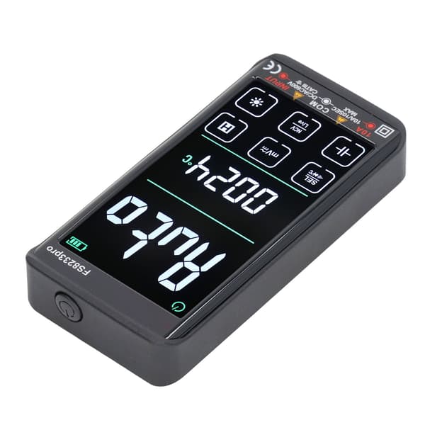 Digitalt Multimeter Touch Screen LED-display AC DC Spændingsmodstand Kapacitanstester