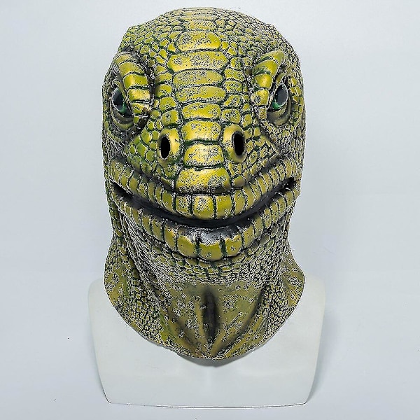 Lzards Head Mask Cosplay Anime Halloween-asusteet Asusteet Lateksinaamiot Fte De Carnaval Mascarade Asusteet