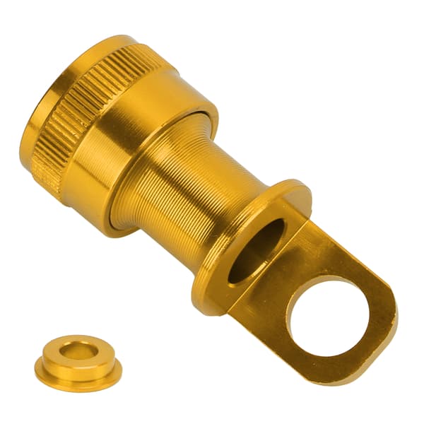 MEIJUN Quick Release Pedalholder til Brompton foldecykel, bærbar rammemonteringsadapter, guld