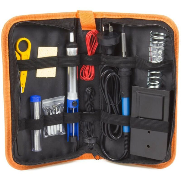15 st set europeisk förordning 220V justerbar temperatur LCD-skärm svetsverktyg,