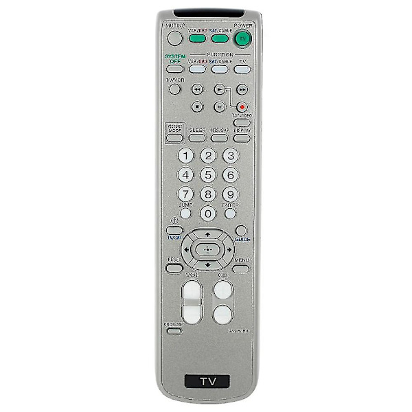 ny fjernkontroll Rm-y180 For Sony Tv Vcr Dvd Kv-20fv300 Kv-27fa310 Kv-32fs320 Kv-29fs120