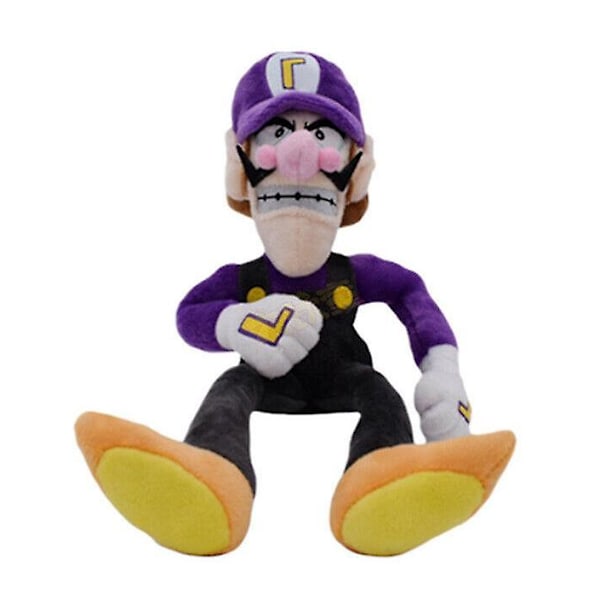 Super Mario Bros Plys Dukke Mario Luigi Blødt Teddy Bamse Legetøj Gave 25cm-1 purple big