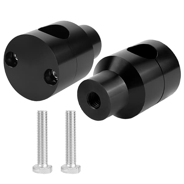 22 mm Sort Aluminium Legering Par Løfte Styr Riser Motorcykel Modifikation