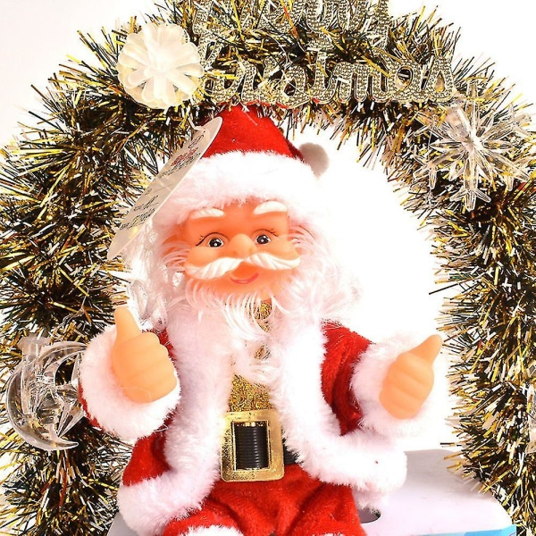 Santa Claus Electric Music Heminredning, röd