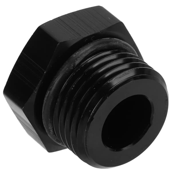 AN8 Han Stål Blindprop Adapter Fitting 4000 PSI Sort Universal Køretøj