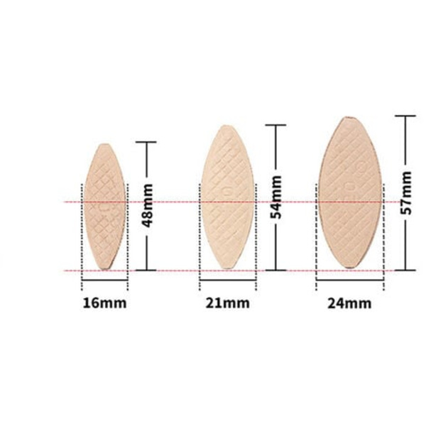 Bokträtapp Kex trälist 54 x 21 x 4 mm 100 stycken