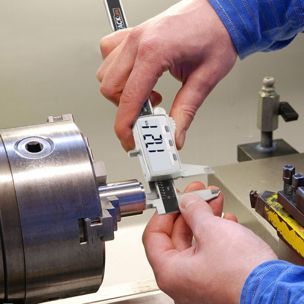 Digital Caliper 0-150 mm Precision Vernier Caliper Diameterinnstilling Diameter Måling Dybde