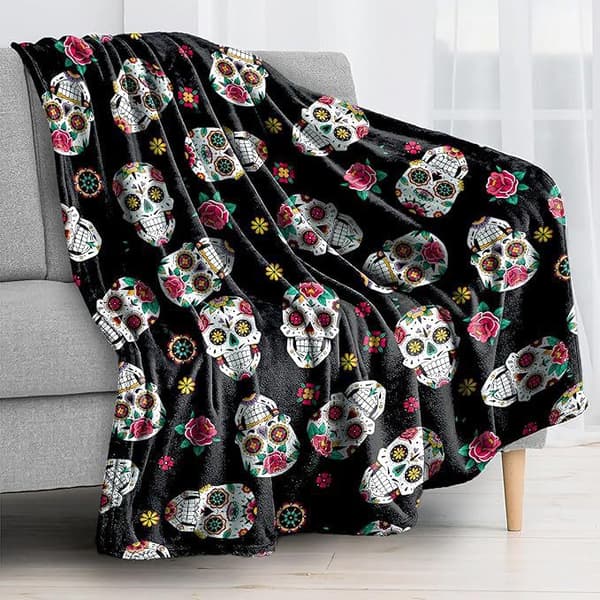 100CM x 150CM Halloween-teppe perfekt for sofaputer til fester - 26