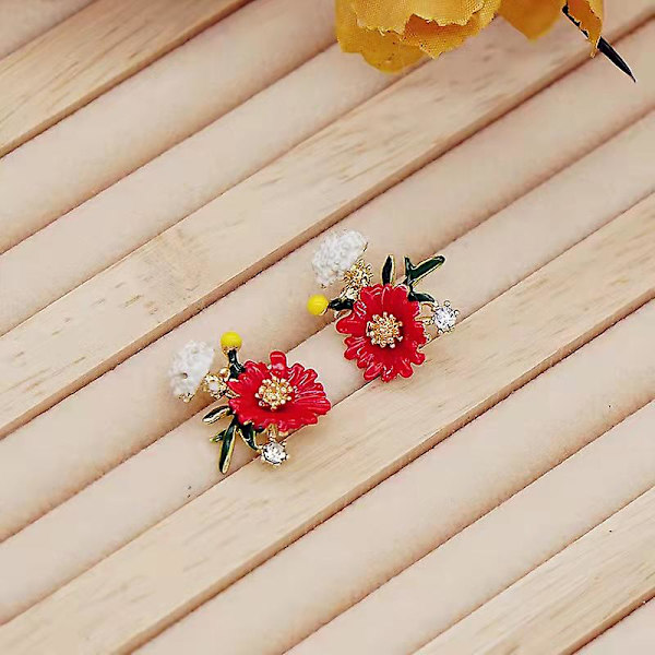 Ørering Flower Studsummer Outfit Piger&#39; Modesmykker Ac3552 A47