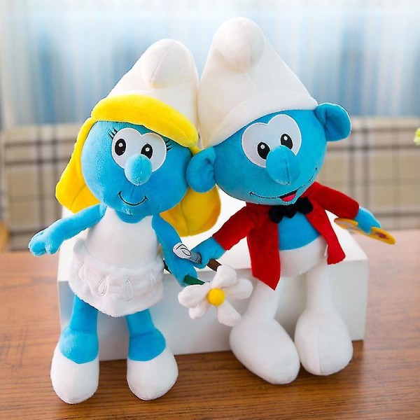 40 cm Smurf Doll Plyschleksak Tecknad Anime Doll Toy Present