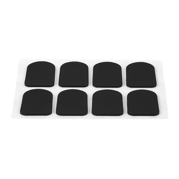 Saksofoni Klarinetti Suukappale Pehmuste Musta 0,8mm Pieni Soikea