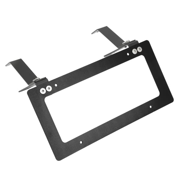 Tesla Model 3 2017 2022 Sort Aluminium Legering Nummerplade Monteringsbeslag Kit